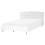 Beliani Ottoman Bed METZ Faux Leather White 160 x 200 cm (EU King Size) 5