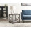 Beliani Side Table FORRES Brown/ Black 2