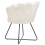 Beliani Armchair LOVELOCK Boucle White 6
