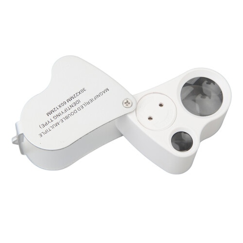 Dual Lens 60X 30X Mini Microscope 89g 195mAh Black