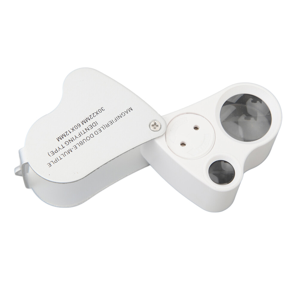 Dual Lens Pocket Microscope 60X 30X, 89G, 195Mah Light 6901393472495