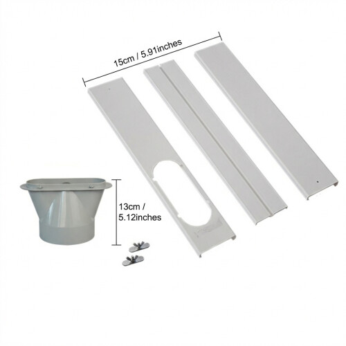 (3pcs) AC Window Vent Kit for Vertical/Horizontal Use 2