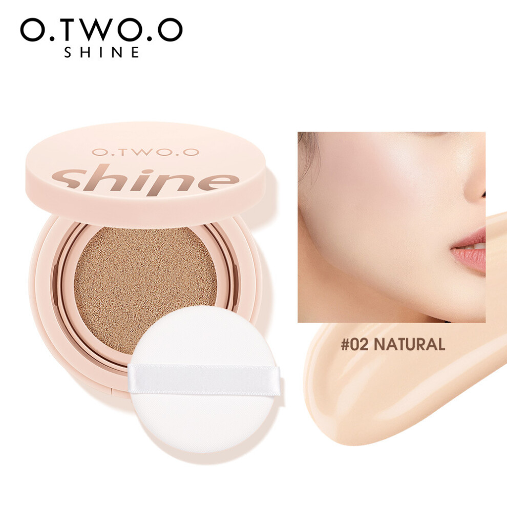 Penghui-Toys (C02 Warm Beige(2 Bottles)) O.two.o Air Cushion Bb Cream Natural Long-Lasting Waterproof Brighten 3 Colors Cosmetics For Women