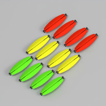 (Mixed Color, 12pcs) European Style Fishing Float for Carp, Trout, Bass