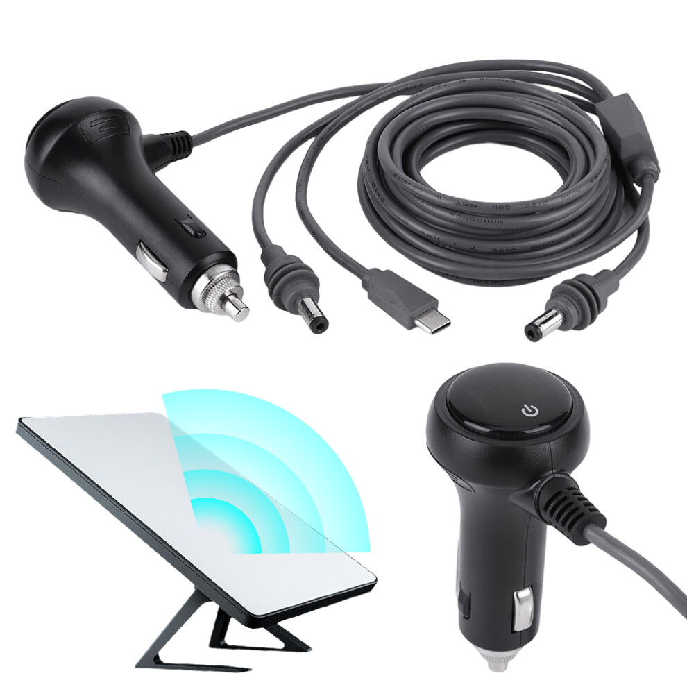For Starlink Mini 3-In-1 Cable Type-C/Dc/Car Charger Dc Power Cable Cigarette Lighter Adapter For Starlink Mini Cable 6935161666489