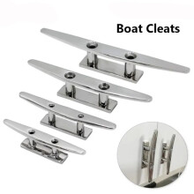 4"/5"/6"/8''/10'' Stainless Steel Mooring Cleat 316 Stainless Steel High Quality Boat Cleat 2 Hole Accessories
