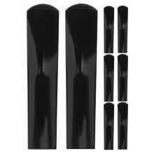8St Duurzame Zwarte Resin Sax Rietbladen Voor Muzikale Prestaties