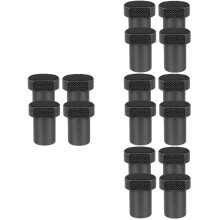 16Pièces Bouchons De Positionnement D'établi Réutilisables Noir Simple