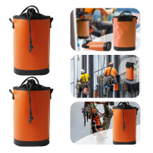 Climbing Rope Bag Arborist Rope Storage Bag 5L Large Capacity Drawstring Bag Quick Closure Tools Waist Bag for Outdoor Climbing