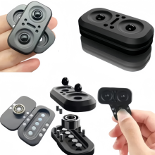 Owl Fidget Spinner Magnetic Push Slider Hand Spinner Metal EDC Desk Toy for Office Use Suitable for Adults And Kids
