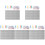 5Sets Felt Bulletin Board Strips Light Grey Small Pin Boards for Home 1