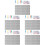 5Sets Felt Bulletin Board Strips Light Grey Small Pin Boards for Home 6