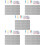 5Sets Felt Bulletin Board Strips Light Grey Small Pin Boards for Home 8