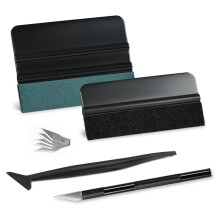 NEWISHTOOL Car Window Tint Installation Kit - Vinyl Wrap Tools with Fleece Squeegee, Micro Squeegee, Blade Knife