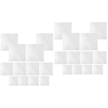 24 Tissu Broderie Pliable Pour Bricolage Couture