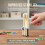 (Beige) Embroidery Thread Spools - Durable & Compact 1