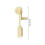 (Beige) Embroidery Thread Spools - Durable & Compact 4