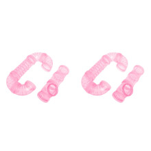 4Pièces Tunnel En Rose Pour Cage D'animal, Jeu Hamster
