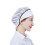 (White black stripes) Chef Mesh Cap - Durable Polyester for Kitchens & Restaurants 1