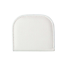 (White) Porte-monnaie Mini Cuir PU Femme Compact