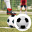 (Black Wihte) Soccer Training Ball - Inflatable & Stitched 1