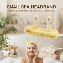 (Yellow) Bandeau Coquillage Peluche pour Fête et Quotidien