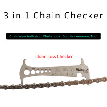 Bicycle Chain Wear Indicator Tool 3 in 1 Bike Chain Hook for Maintenance AU