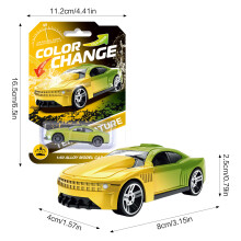 (Yellow-green) Kids Racing Car Toy - Colorful Birthday Gift