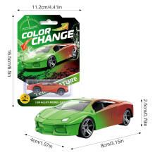 (Green Orange) Kids Racing Car Toy - Colorful Birthday Gift