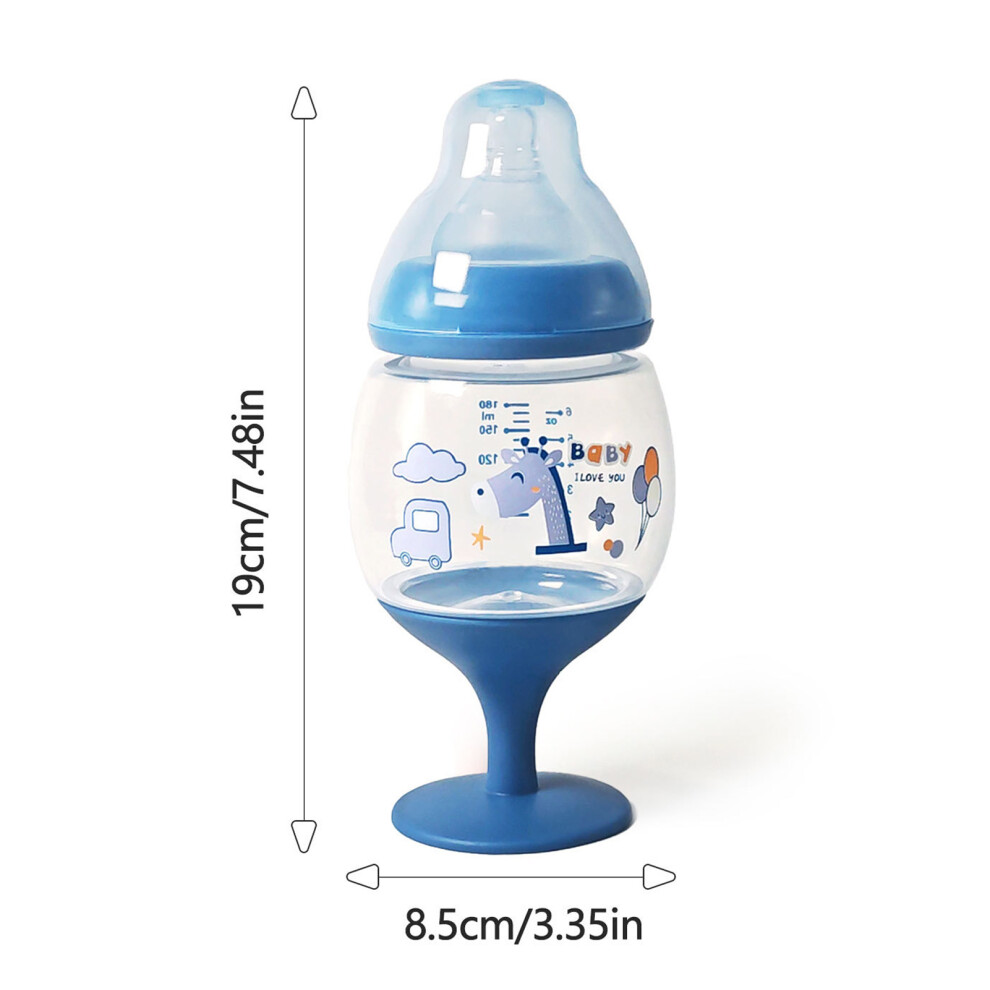Dachuang Beauty Blue (180Ml ) Leakproof 180Ml Silicone Sippy Cup For Toddlers