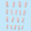 Pearl Pink False Nails - Reusable & Elegant 1