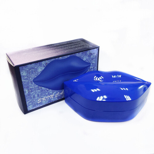 (Blue) 20pcs Moisturizing Lip Mask, Repair Dry Lips