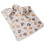 (White, XL) Soft Plush Pet Blanket with Paw Print, Washable 2