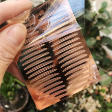 (Rose - Wide) 36pcs Natural Fiber Eyelid Stickers for Hooded Eyes