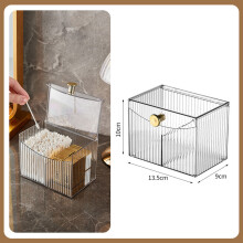 (Transparent) Transparent Makeup Brush Holder for Vanity & Bathroom