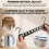 (Gray Double) Porte-étager Aluminium Pliable 8 Trous 1