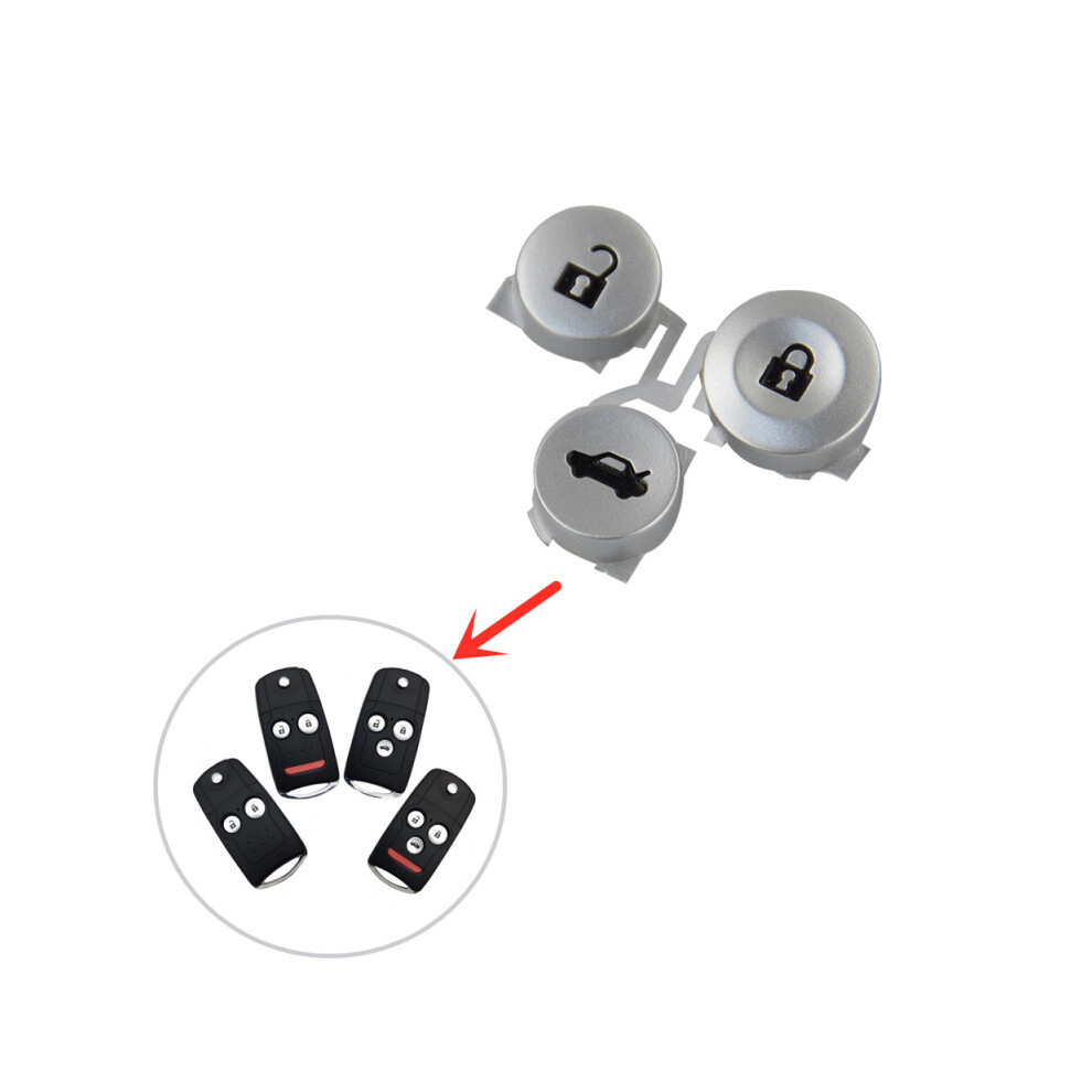 3Bt Pad For Honda Civic Accord Jazz Crv Hrv Crz Remote Car Key Shell Case Pad Acura Tl Tsx Zdx Rsx Pad Fob Accessories 6935161659504