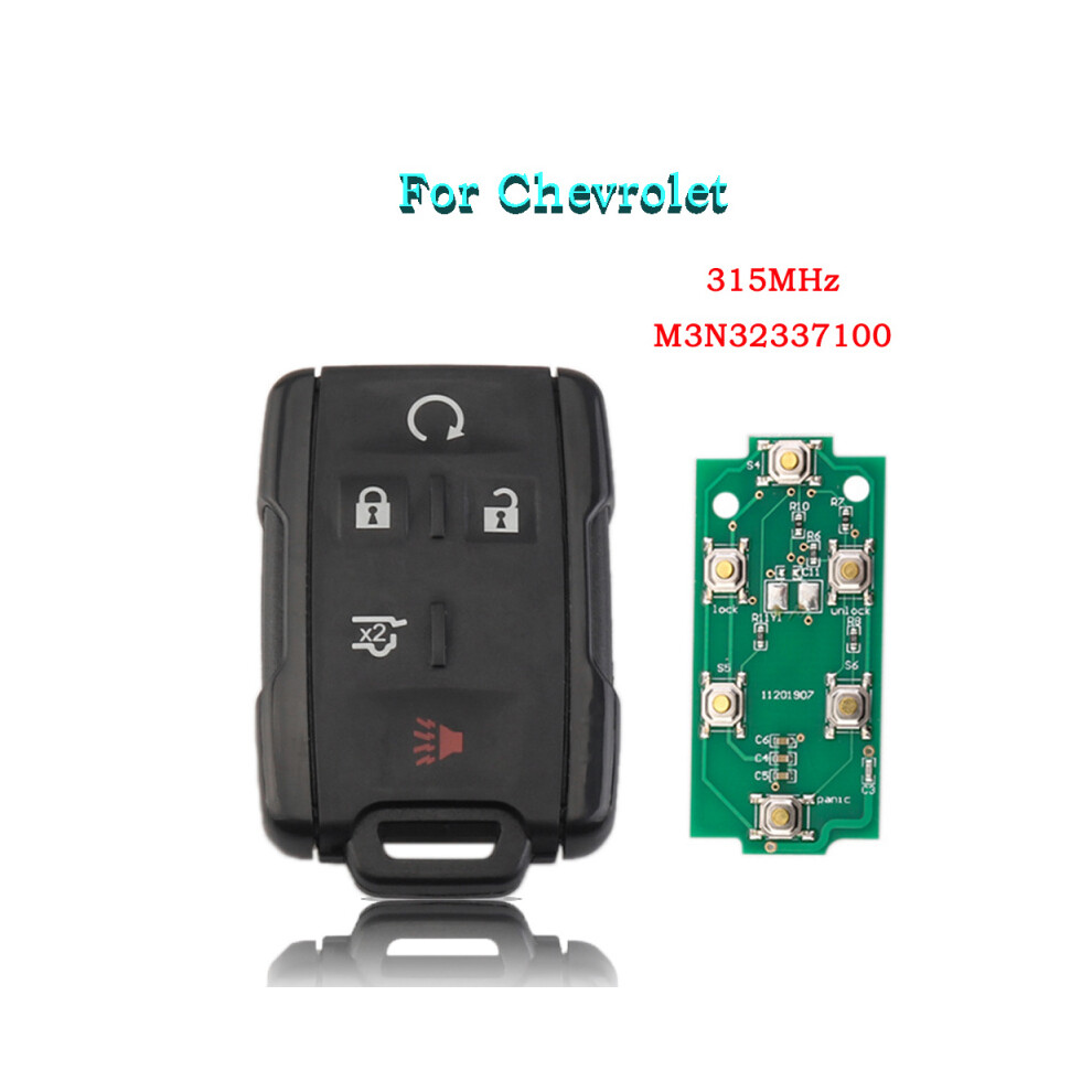 Remote Car Key Fob 315Mhz 5 Buttons For Chevrolet Tahoe Suburban Gmc Whose Yukon 2018 Fcc: M3n-32337100 6935161672954