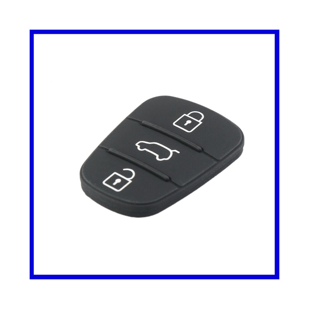 3 Buttons Silicone Car Key Cover Case Rubber Pad For Hyundai I30 I35 Ix20 Ix35 Ix45 Solaris Verna Kia Rio K2 Sportage 6935161659412