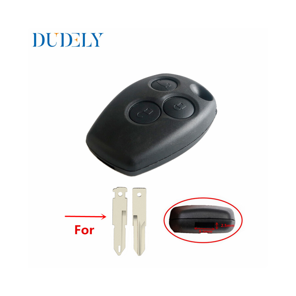 3 Buttons Remote Key Shell Case For Renault Duster Modus Clio Dacia Logan Sandero Twingo 6935161659382