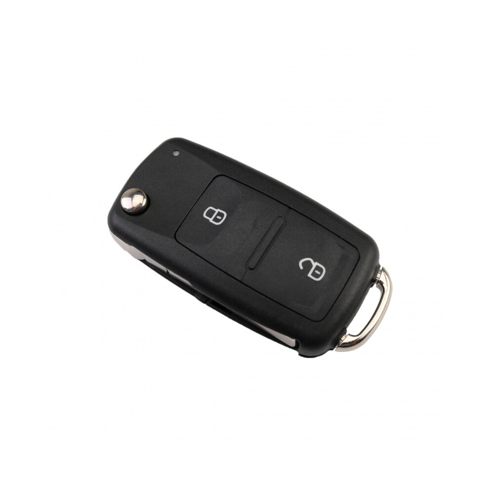 2 Button Folding Flip Remote Key Replacement Case Fob Shell For Vw Volkswagen Transporter T5 Polo G Uncut Blade 6935161672718