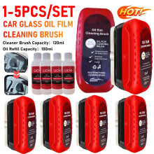 120ml Automotive Car Oil Film Cleaning Brush Car Glass Oil Film Cleaner Hydrophobic Windshield Oil Film Remover for Car Window