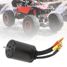 3650 bürstenloser Motor RC-Auto Teil 36 mm 50 mm 3,175 mm Welle Schwarz