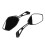 2pcs Motorcycle Rearview Mirrors Wide Angle Shockproof Handlebar Universal 1