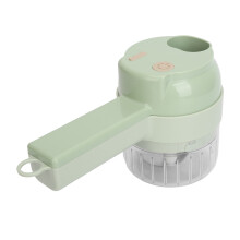1200mAh Electric Multi-Function Food Chopper with Whisk, Lightweight ABS
