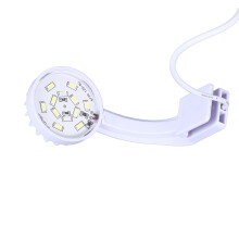 Piccola lampada da clip per acquario, impermeabile, ad alta luminosità, in materiale ABS
