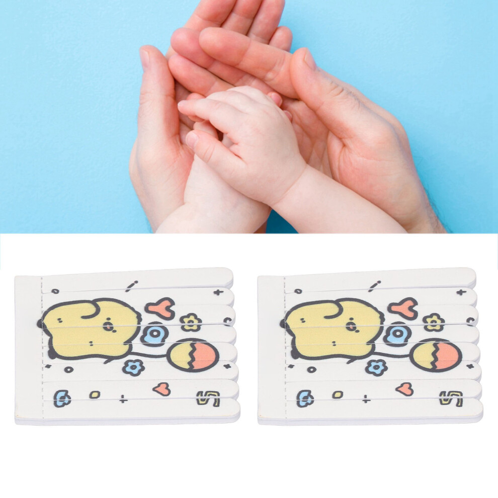 16Pcs Baby Nail Files Double Sided Gentle Fingernail Polishing Kit