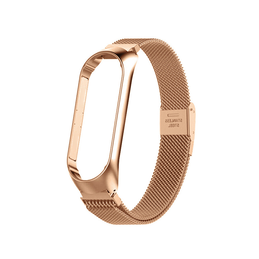 (Rã³Å¼Owe ZåOto, M3/4) Mi Band 6 Stainless Steel Strap 6424024529509