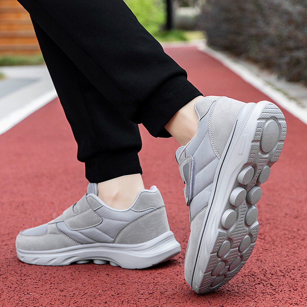 Dachuang Beauty (Light Gray Men, 39) Lightweight Non-Slip Walking Shoes For Elderly