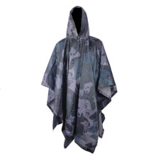 (#4) Military Camo Raincoat for Men & Women, Waterproof Poncho